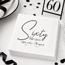 Zoek naar 60 jaar oud servetten Zwart wit