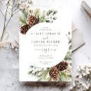 Recherche de décembre mariage invitations Élégant