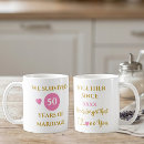 Recherche de anniversaire mariage 50 ans tasses Pour elle