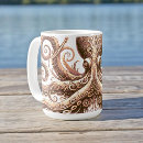 Recherche de poulpe vintage tasses Kraken