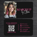 Recherche de pour le maquilleur cartes visite Client(e)