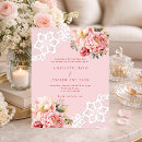 Zoek naar wit kant uitnodigingen Roze