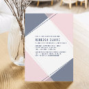 Recherche de rose bar bat mitzvah invitations Géométrique