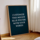 Recherche de bleu foncé posters Pour tous