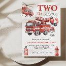 Recherche de de camion de pompiers anniversaire invitations Pour enfants