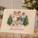 Recherche de caroling vœux cartes Vintage