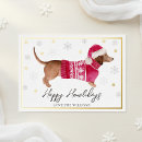 Recherche de teckels vœux cartes Dachshund