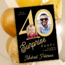 Recherche de photo 40 ans invitations Typographie