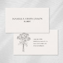 Recherche de dessin botanique cartes visite Magasin de fleurs
