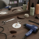 Recherche de salon de coiffure porteclés Coiffeuse