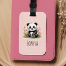 Recherche de étiquette de bagage panda bagages étiquettes Nom