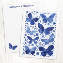 Recherche de papillons correspondances cartes Aquarelle