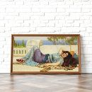 Recherche de godward de john posters Classique