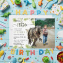 Recherche de jurassique invitations D'anniversaire de dinosaure