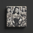 Recherche de collage vintage dessous de verres Gothique