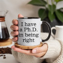 Recherche de humour de droite tasses Toute personne