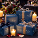 Zoek naar marineblauw cadeaupapier Eenvoudig