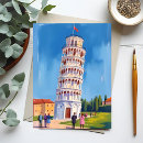 Zoek naar toren van pisa briefkaarten Waterverf