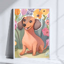 Recherche de chien de teckel posters Fleurs