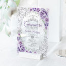 Recherche de argent pourpre invitations Floral