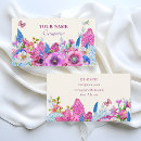 Recherche de papillons artistiques cartes visite Fleurs
