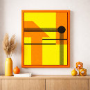 Zoek naar geel zwart posters Minimalistisch