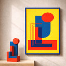 Zoek naar primaire kleuren posters Geometrisch