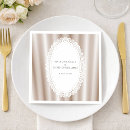 Zoek naar vintage kant servetten Beige