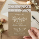 Recherche de rustic graduation invitations Vintage