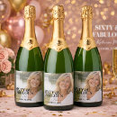 Recherche de anniversaire soixante ans bouteilles vin étiquettes Fête d'anniversaire élégante