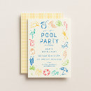 Zoek naar summer beach party uitnodigingen Schattig