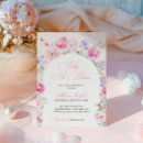 Recherche de baby shower invitations Bébé en fleurs