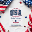 Zoek naar 4th of july wedding uitnodigingen Sterren en strepen