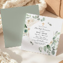 Recherche de carrées petite communion invitations Aquarelle