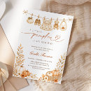 Recherche de bébé citrouille invitations Fête de bébé automne