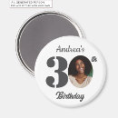 Recherche de anniversaire de 30 ans magnets Fête d'anniversaire