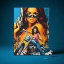Recherche de moto vintage puzzles Motard