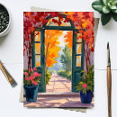 Recherche de peinture florale cartes postales Jardin
