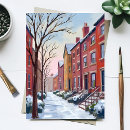 Recherche de chute neige cartes postales Hiver