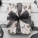Recherche de halloween crâne papier cadeau Floral