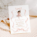 Recherche de de ballerine anniversaire invitations Tutu mignon