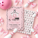 Recherche de bowling fille invitations Rétro