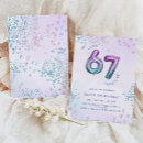 Recherche de violet anniversaire invitations Amusant