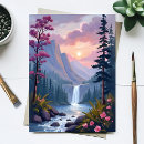 Recherche de paysage magique cartes postales Peinture