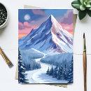 Recherche de montagnes ski cartes postales Neige