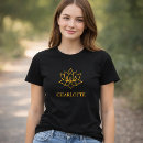 Zoek naar lotusbloem tshirts Goud