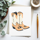 Recherche de bottes de cowboy cartes postales Texas