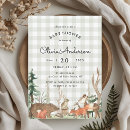 Zoek naar winter wonderland babyshower uitnodigingen Bos