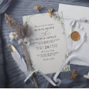 Recherche de faune mariage invitations Moderne