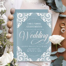 Recherche de dentelle blanche invitations Script